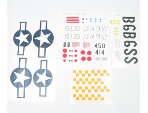 Freewing 1.4M P-51 HP "Old Crow" Decal Set